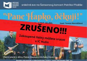 zrušeno hapka