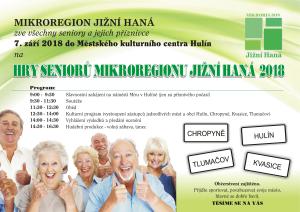 HRY SENIORŮ MIKROREGIONU JIŽNÍ HANÁ 2018